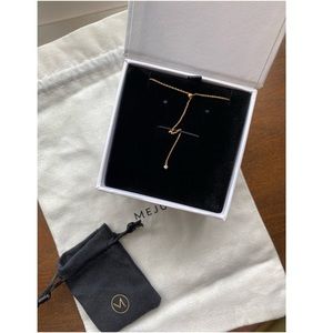 Mejuri Lariat Slide Necklace